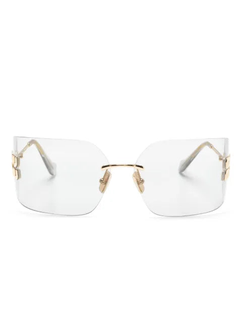 Miu Miu lunettes de soleil sans monture