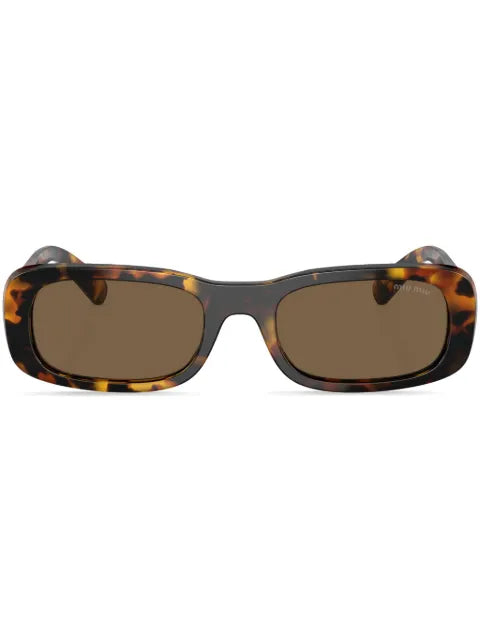 Miu Miu lunettes de soleil à effet écailles de tortue