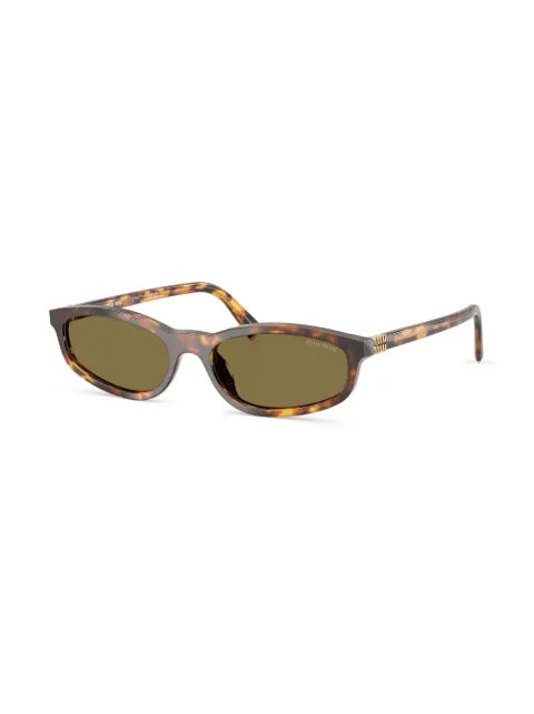 Miu Miu lunettes de soleil à effet écailles de tortue