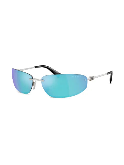 Miu Miu lunettes de soleil à monture ovale