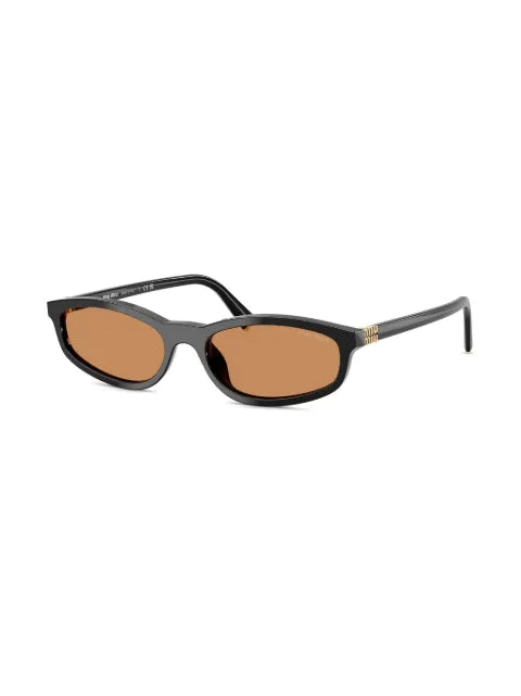 Miu Miu lunettes de soleil à monture ovale