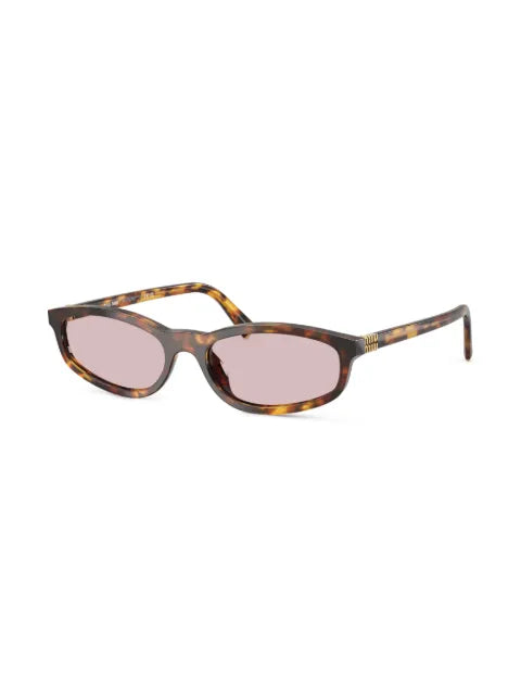 Miu Miu lunettes de soleil à monture effet écaille de tortue