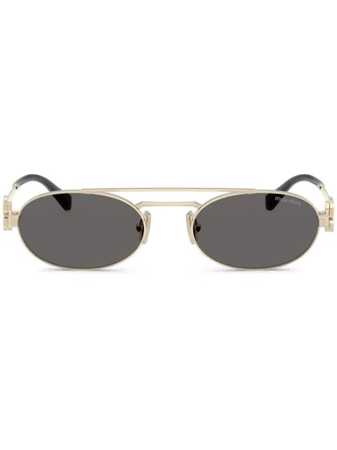 Miu Miu lunettes de soleil à logo lettre