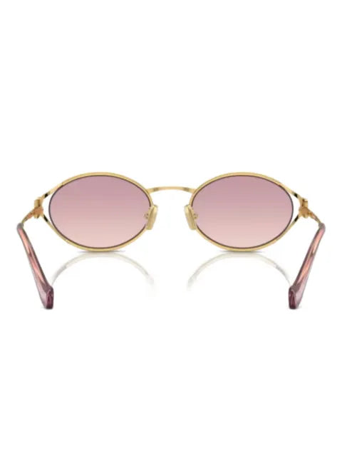 Miu Miu lunettes de soleil à monture ovale