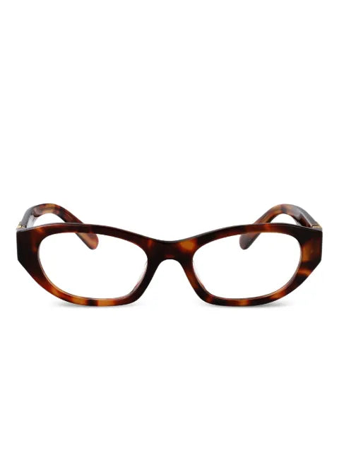 Miu Miu lunettes de vue à effet écaille de tortue