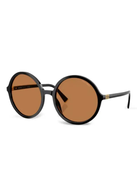 Miu Miu lunettes de soleil à monture ronde