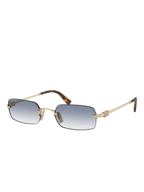 Miu Miu lunettes de soleil à monture rectangulaire