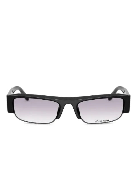 Miu Miu lunettes de soleil à monture rectangulaire