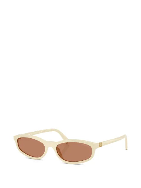 Miu Miu lunettes de soleil à monture ovale