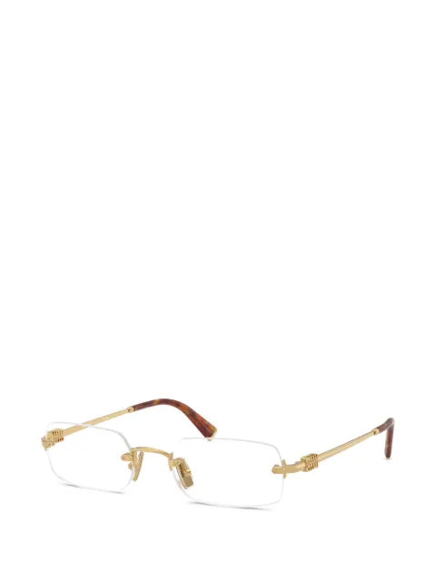 Miu Miu lunettes de vue à monture rectangulaire