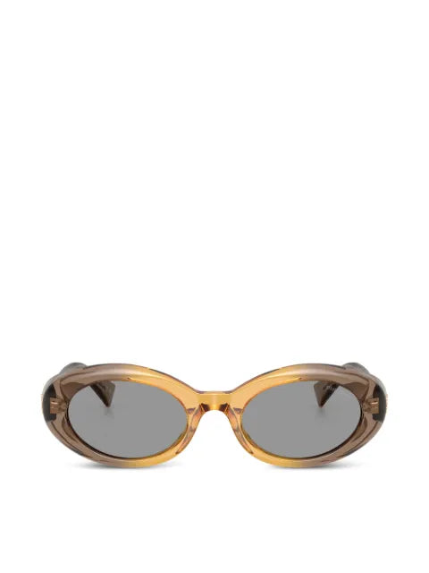 Miu Miu lunettes de soleil à monture ovale