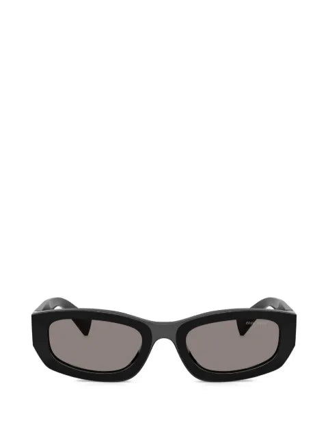 Miu Miu lunettes de soleil rectangulaires à logo
