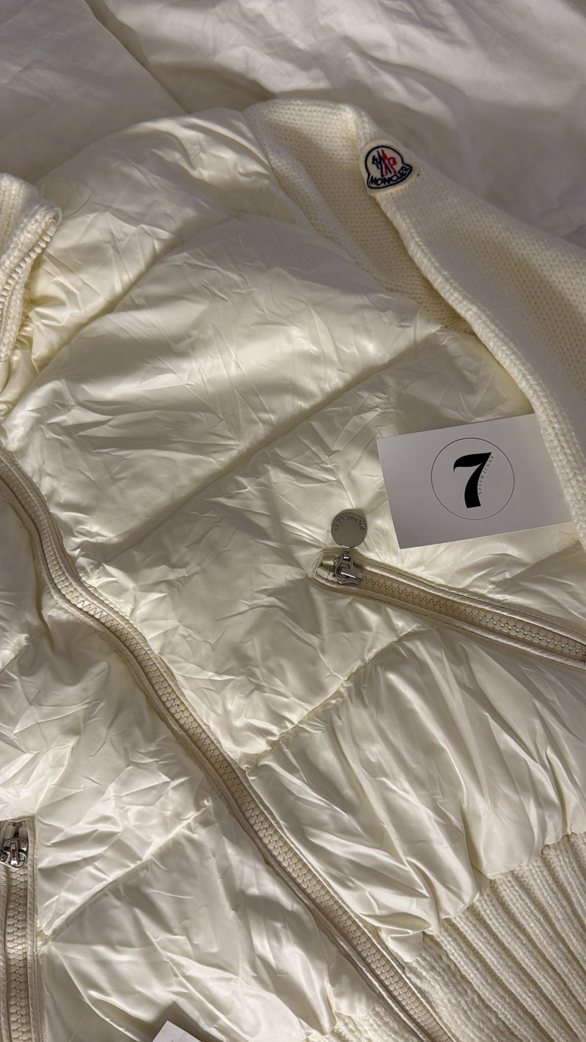 M WHITE FALL JACKET