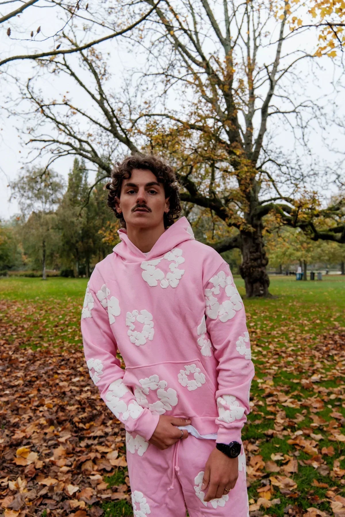 DT THE COTTON WREATH HOODIE PINK