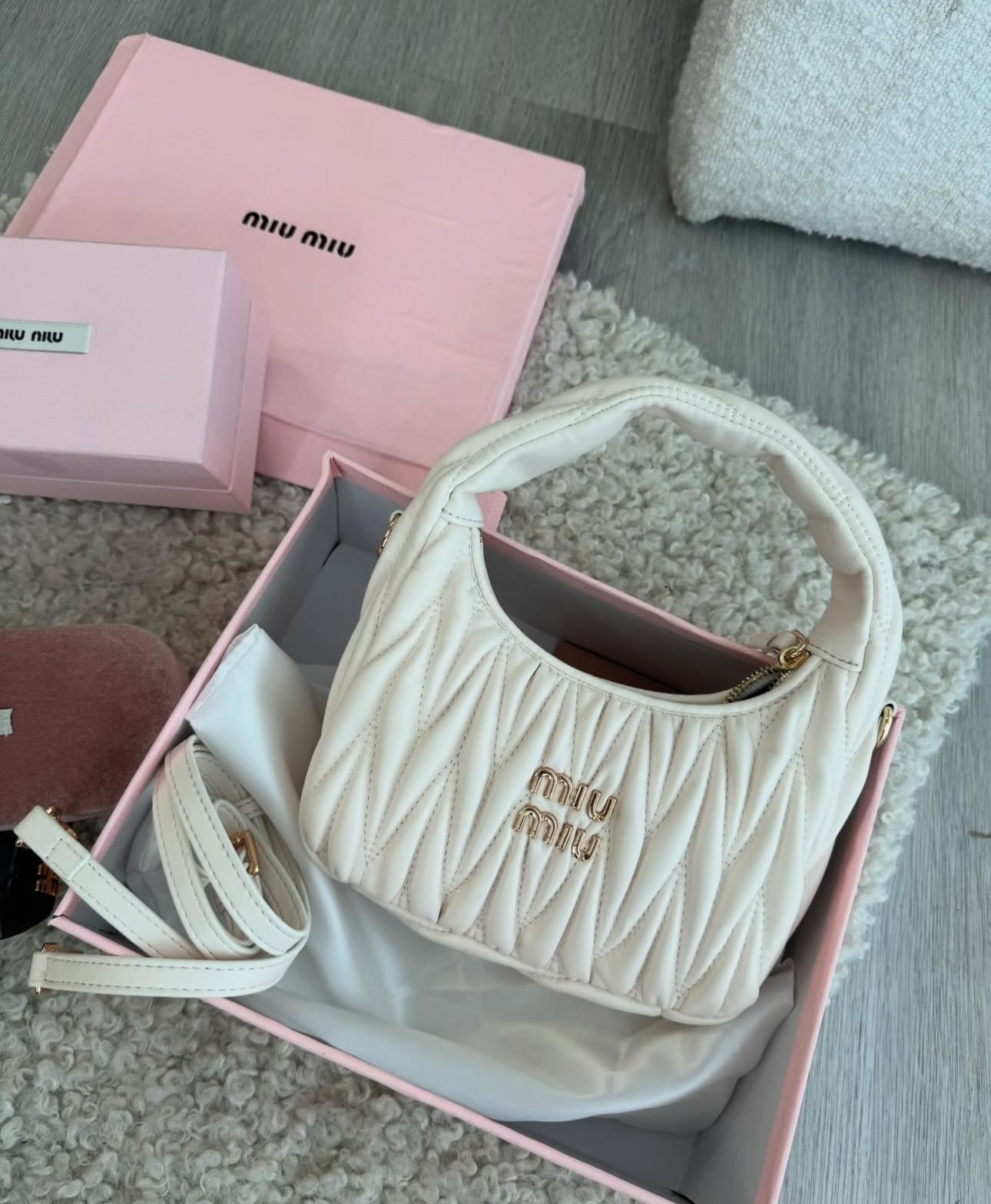 MIU BAG WHITE