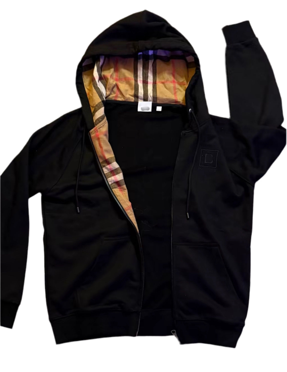 BB zip-up black