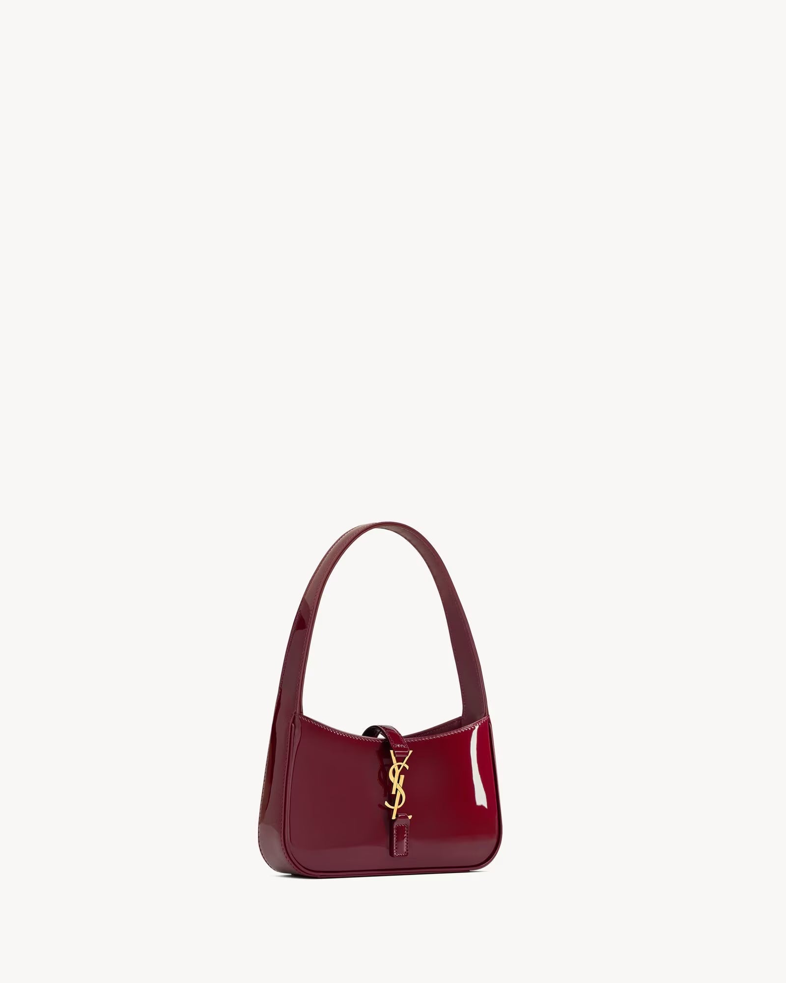 LE 5 À 7 MINI EN CUIR VERNI