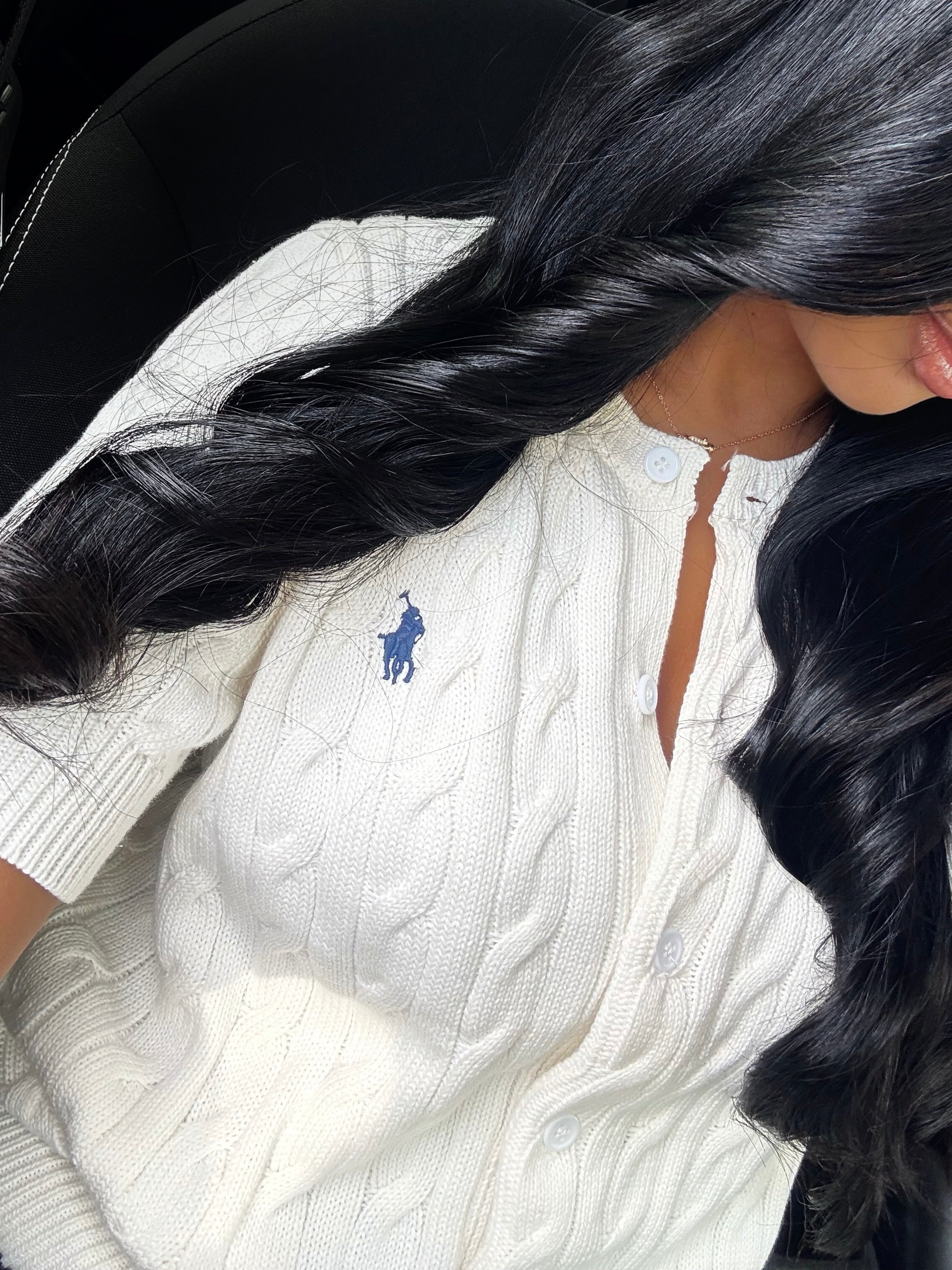 GILET EN COTON TORSADÉ BLANC