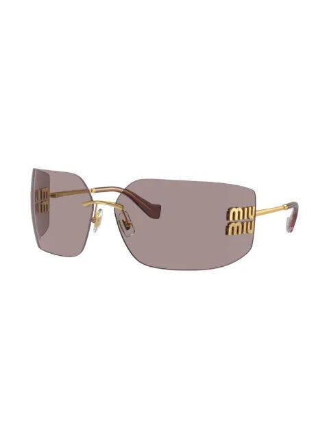 Miu Miu lunettes de soleil Runway à design sans montures