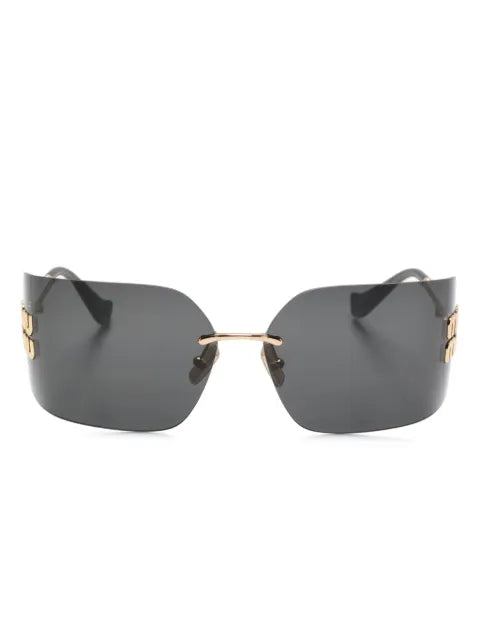 Miu Miu lunettes de soleil Runway à monture rectangulaire