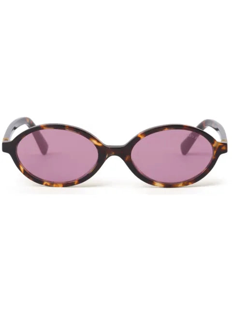 Miu Miu lunettes de soleil Reagrd à effet écailles de tortue