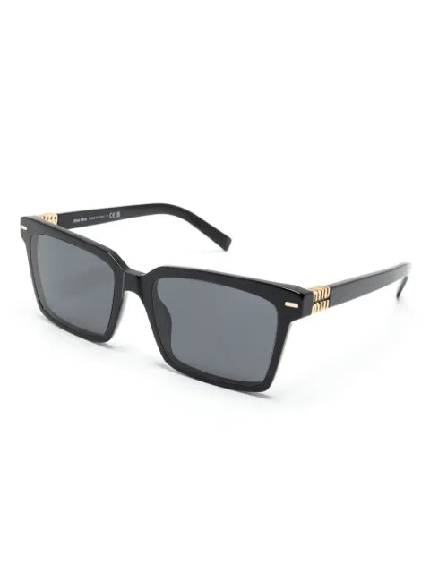 Miu Miu lunettes de soleil à monture rectangulaire
