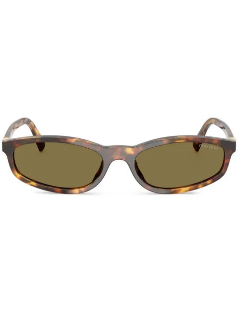 Miu Miu lunettes de soleil à effet écailles de tortue