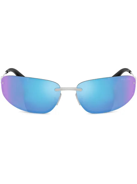 Miu Miu lunettes de soleil à monture ovale