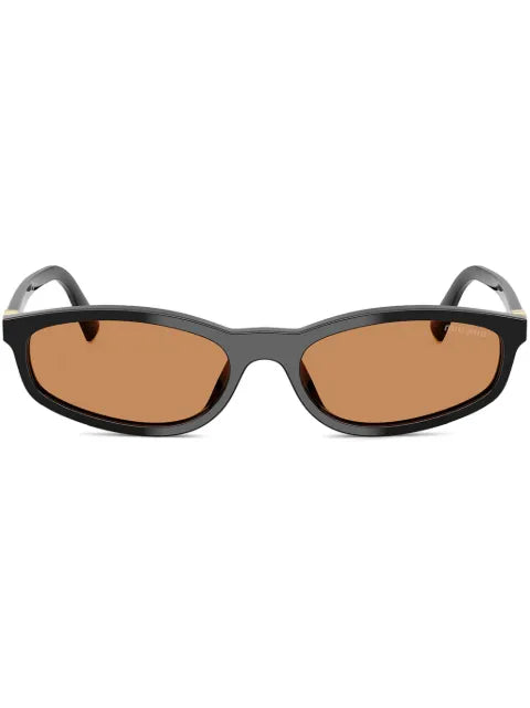 Miu Miu lunettes de soleil à monture ovale