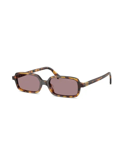 Miu Miu lunettes de soleil à monture rectangulaire
