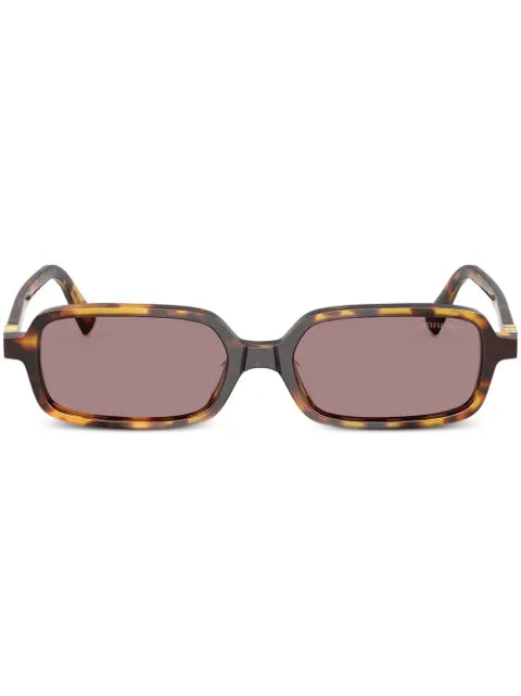Miu Miu lunettes de soleil à monture rectangulaire