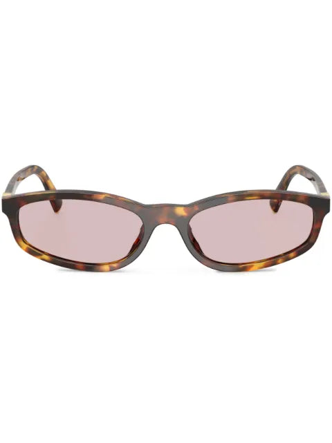 Miu Miu lunettes de soleil à monture effet écaille de tortue