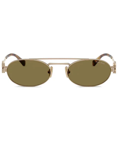 Miu Miu lunettes de soleil à monture ovale