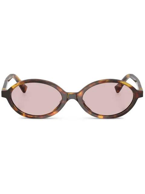 Miu Miu lunettes de soleil à monture ovale