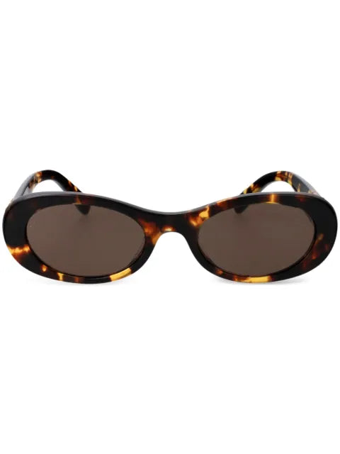 Miu Miu lunettes de soleil à monture ovale
