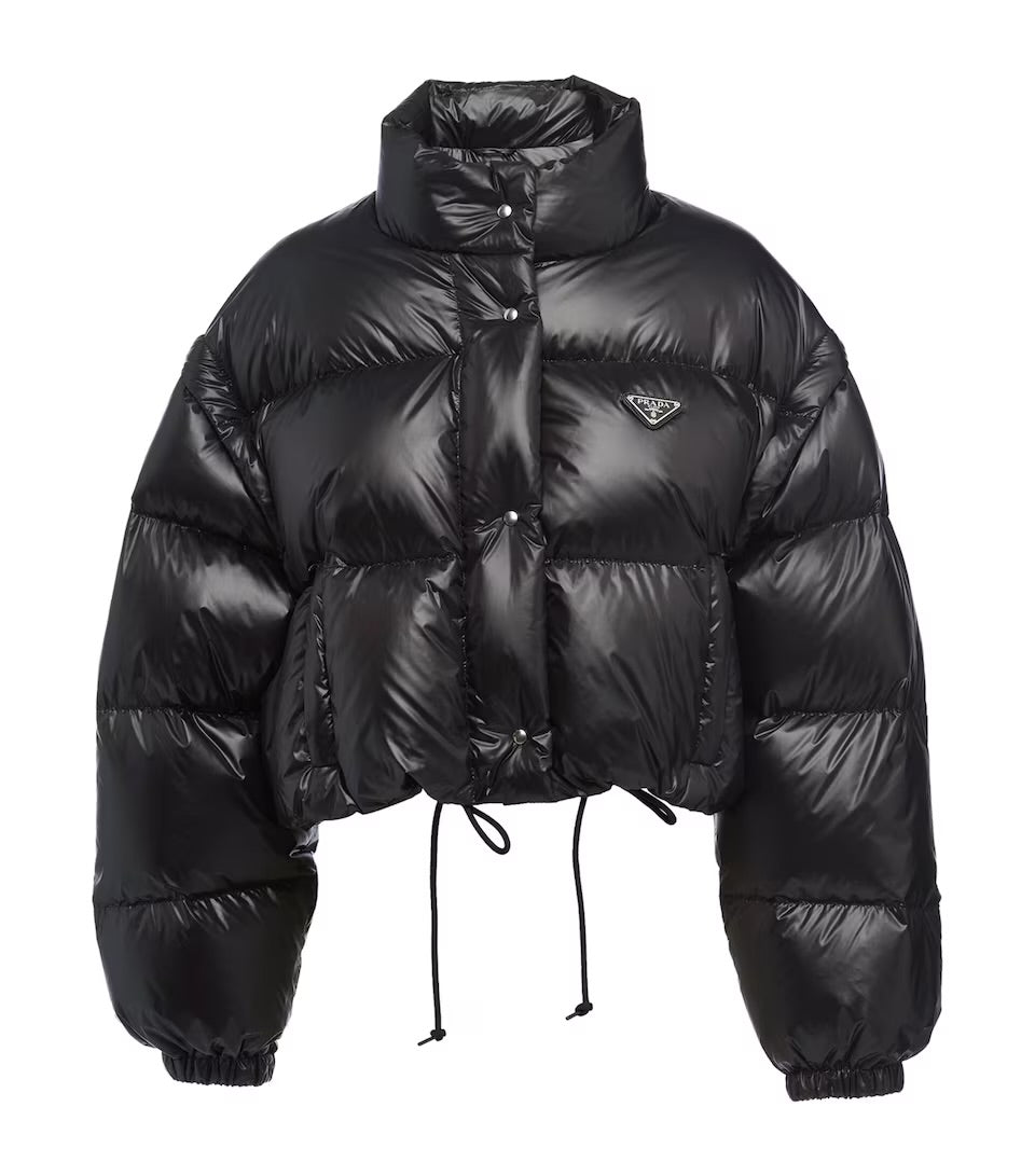 P SHINY JACKET BLACK