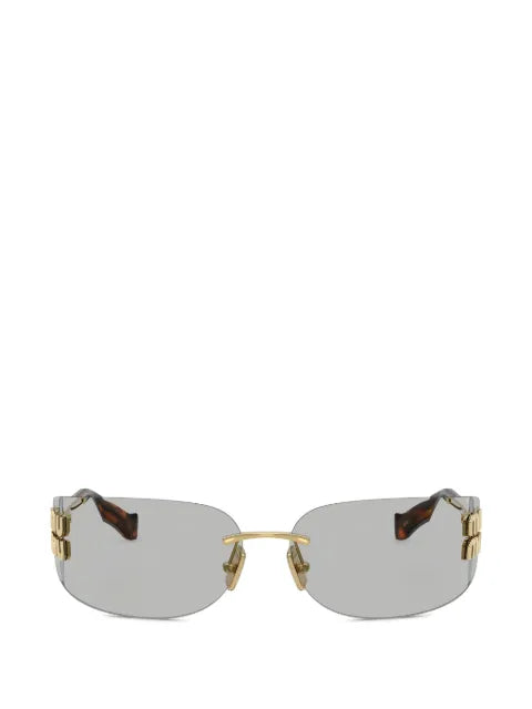 Miu Miu lunettes de soleil à design sans monture