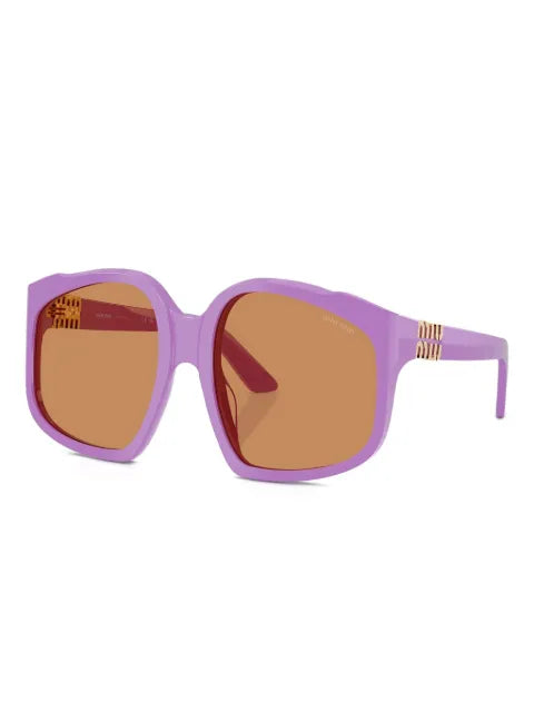 Miu Miu lunettes de soleil à monture géométrique