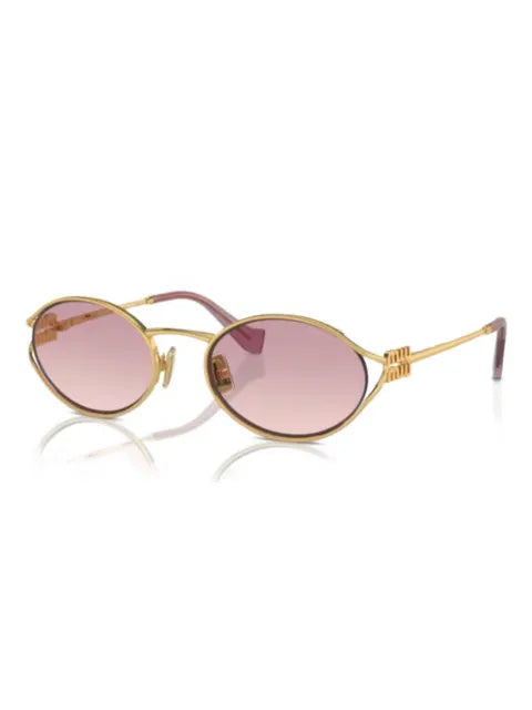 Miu Miu lunettes de soleil à monture ovale