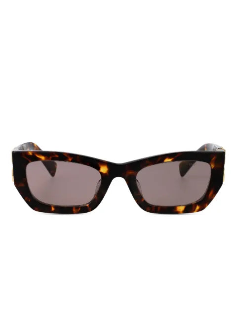 Miu Miu lunettes de soleil à monture effet écaille de tortue