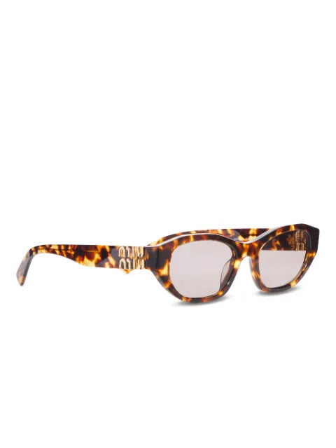 Miu Miu lunettes de soleil à plaque logo