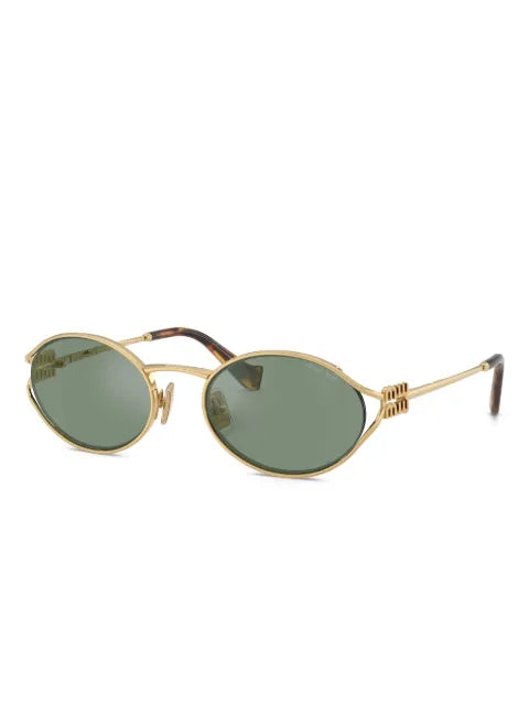 Miu Miu lunettes de soleil à monture ronde