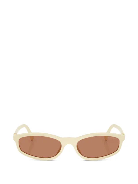 Miu Miu lunettes de soleil à monture ovale