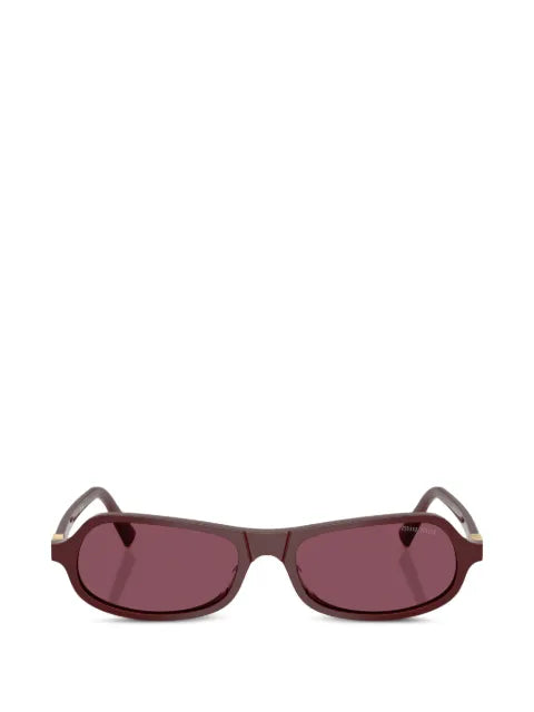 Miu Miu lunettes de soleil à monture géométrique
