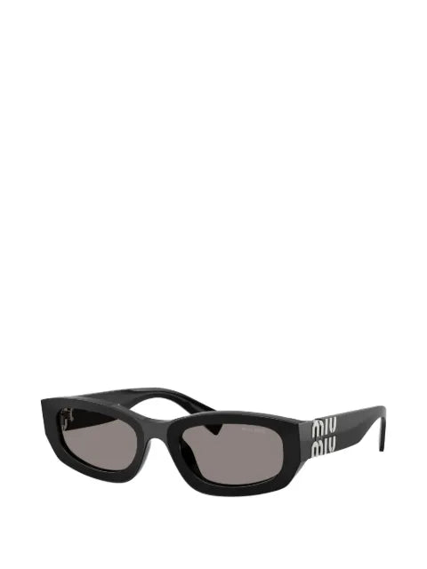 Miu Miu lunettes de soleil rectangulaires à logo