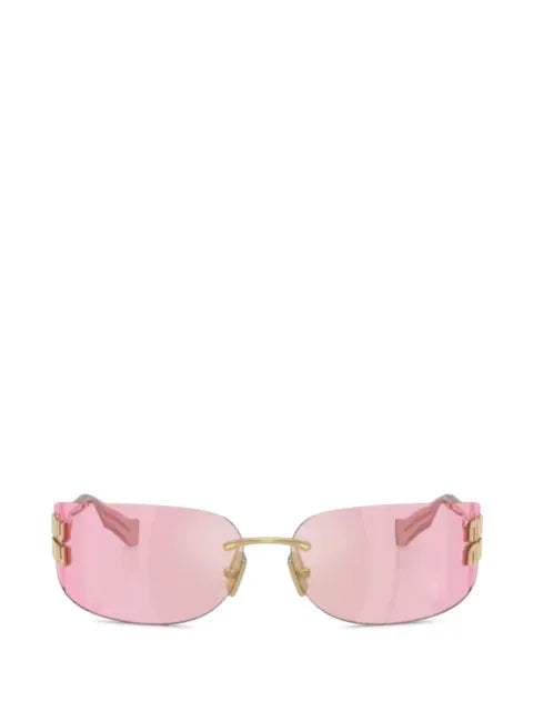 Miu Miu lunettes de soleil à logo