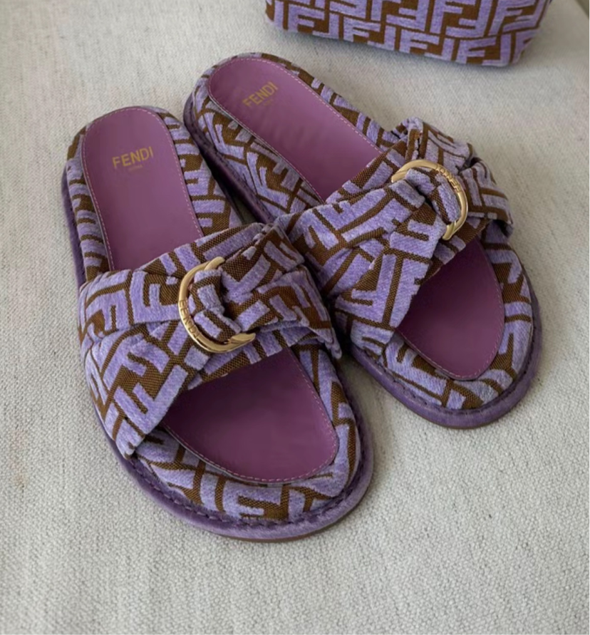 F SANDALS PURPLE