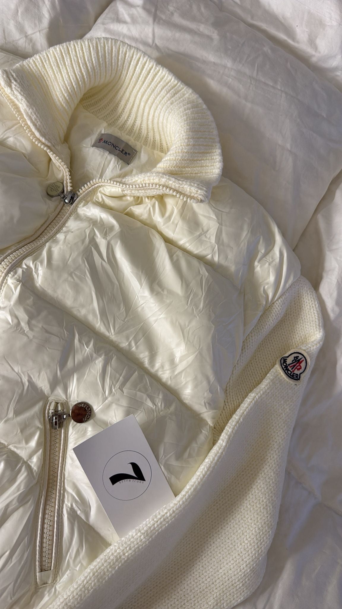 M WHITE FALL JACKET