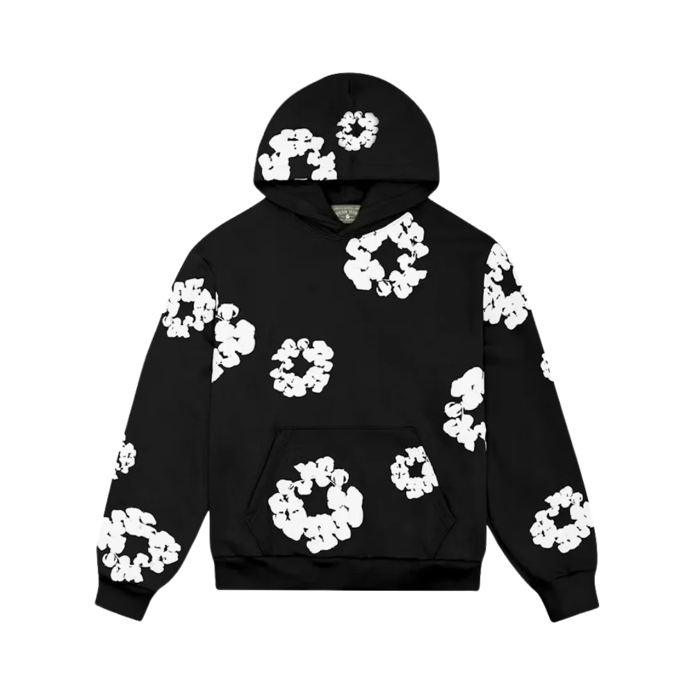 DT THE COTTON WREATH HOODIE BLACK