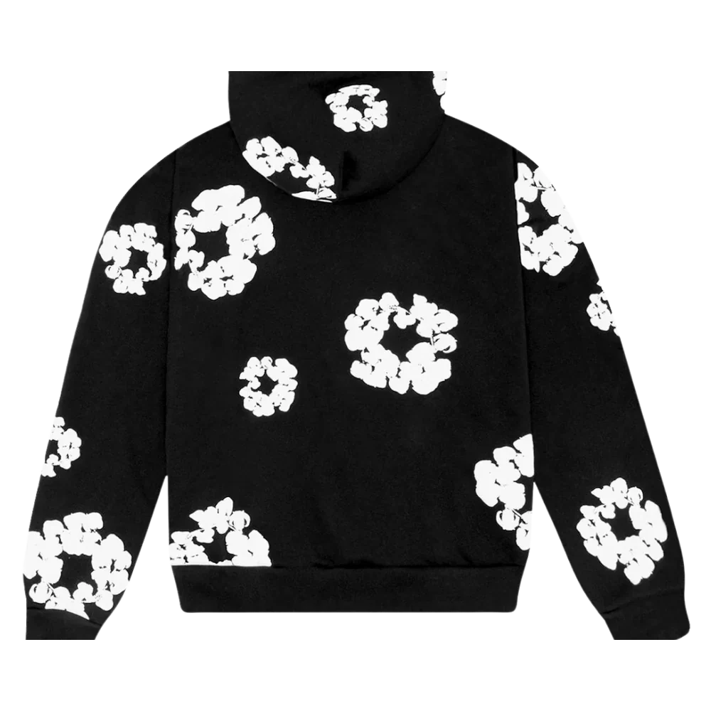 DT THE COTTON WREATH HOODIE BLACK